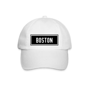 Boston - Baseballkappe - Weiß/Weiß - Vorne