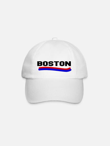 Boston - Baseballkappe - Weiß/Weiß