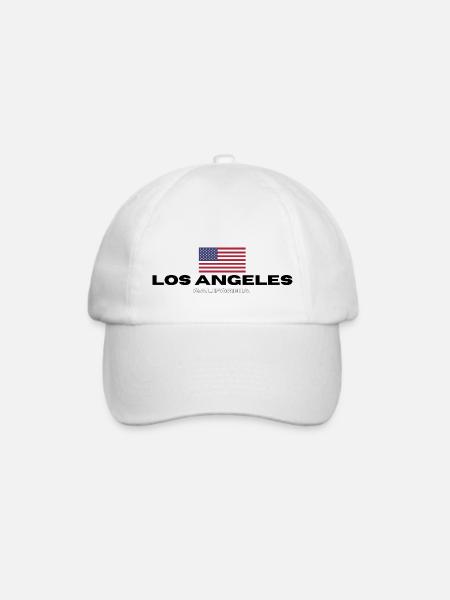 Los Angeles - Baseballkappe - Weiß/Weiß