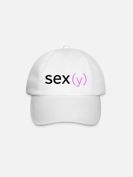 sex(y) - Baseballkappe - Weiß/Weiß