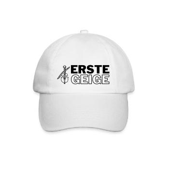 Erste Geige - Baseballkappe - Weiß/Weiß - Vorne