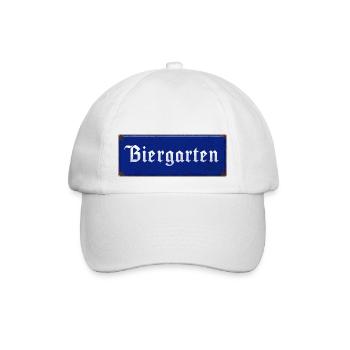Biergarten - Baseballkappe - Weiß/Weiß - Vorne