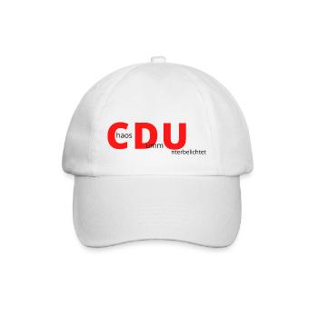 CDU - Baseballkappe - Weiß/Weiß - Vorne