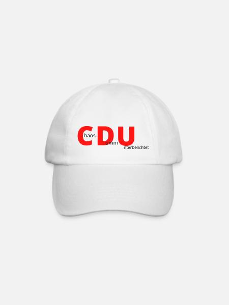 CDU - Baseballkappe - Weiß/Weiß