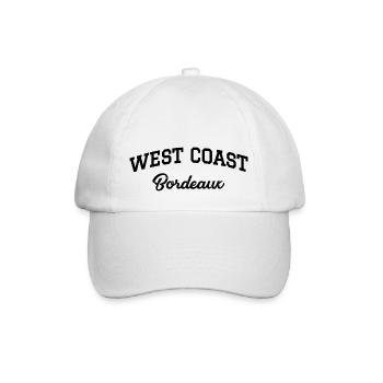 WESTKÜSTE Bordeaux - Baseballkappe - Weiß/Weiß - Vorne
