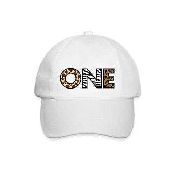 Wild one - Baseballkappe - Weiß/Weiß - Vorne