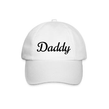 Daddy - Baseballkappe - Weiß/Weiß - Vorne