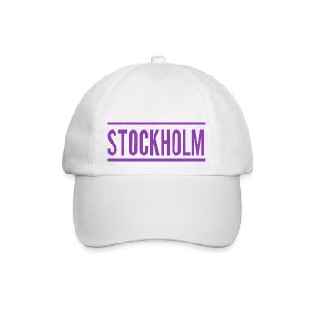 Stockholm - Baseballkappe - Weiß/Weiß - Vorne