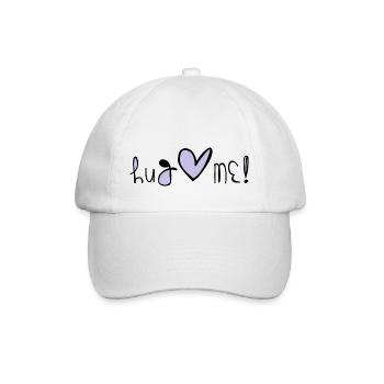 Hug Me - Baseballkappe - Weiß/Weiß - Vorne