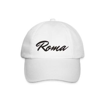 Roma - Baseballkappe - Weiß/Weiß - Vorne