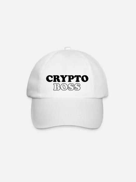 Crypto Bitcoin Trading - Baseballkappe - Weiß/Weiß