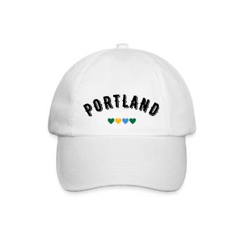 Portland - Baseballkappe - Weiß/Weiß - Vorne