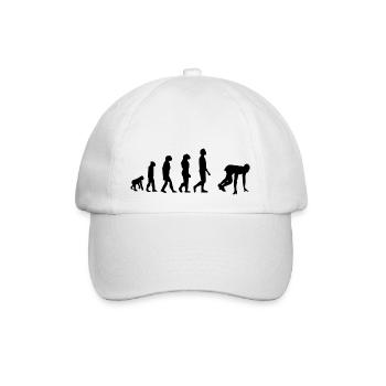 100 Meter Evolution - Baseballkappe - Weiß/Weiß - Vorne