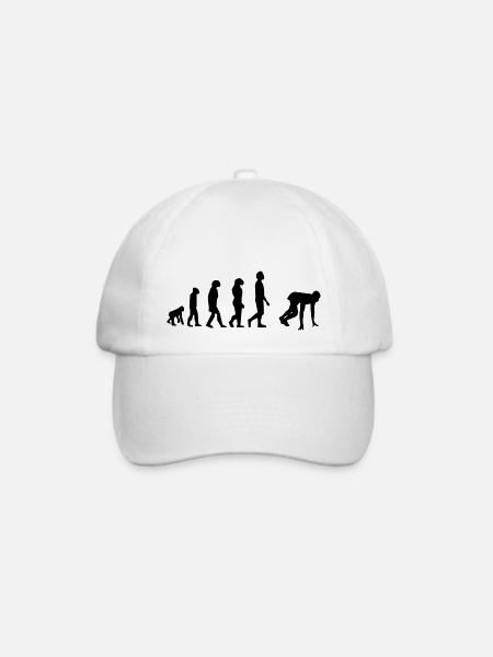 100 Meter Evolution - Baseballkappe - Weiß/Weiß
