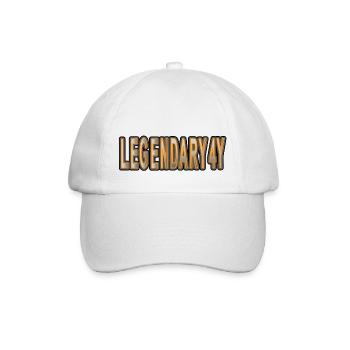 Legendary 4y Mütze - Baseballkappe - Weiß/Weiß - Vorne
