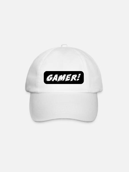 Game Gaming PC - Baseballkappe - Weiß/Weiß