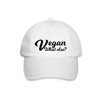 Vegan Veggie - Baseballkappe - Weiß/Weiß - Vorne