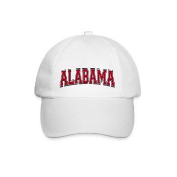 Alabama - Baseballkappe - Weiß/Weiß - Vorne