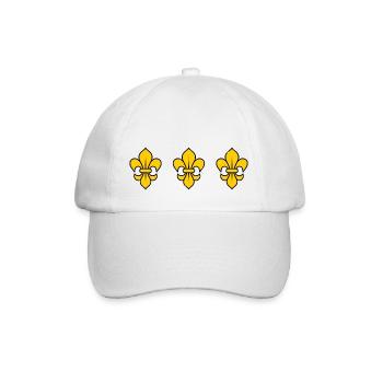 Fleur De Lys / 3 - Baseballkappe - Weiß/Weiß - Vorne