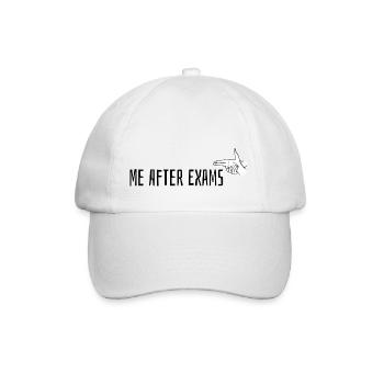 After Exams - Baseballkappe - Weiß/Weiß - Vorne