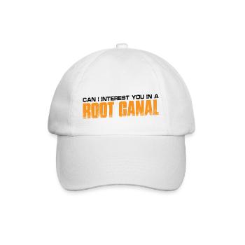 Can I Interest You In A Root Canal 4 - Baseballkappe - Weiß/Weiß - Vorne