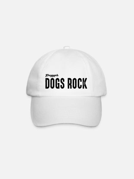 Dog Hund - Baseballkappe - Weiß/Weiß