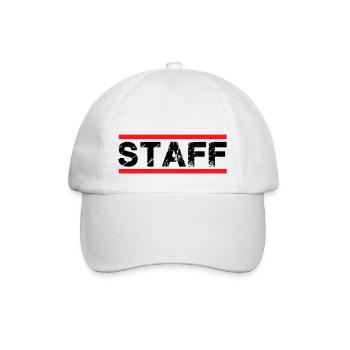 staff - Baseballkappe - Weiß/Weiß - Vorne