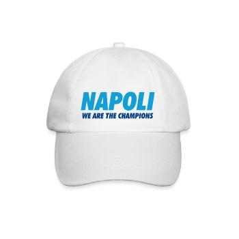 Napoli Wir sind die Champions - Baseballkappe - Weiß/Weiß - Vorne