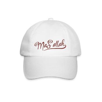 Maşallah - Baseballkappe - Weiß/Weiß - Vorne