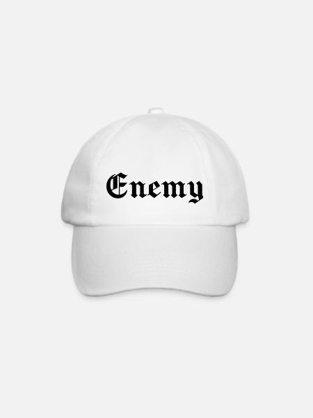 Enemy - Baseballkappe - Weiß/Weiß