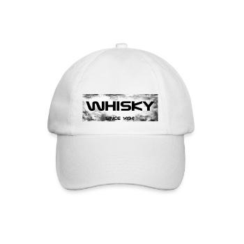 Whisky since - Baseballkappe - Weiß/Weiß - Vorne