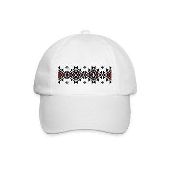 AMAZIGH BERBER KABYLE Z AMAZIGH KABYLE MOTIV - Baseballkappe - Weiß/Weiß - Vorne