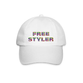 Free Styler - Baseballkappe - Weiß/Weiß - Vorne