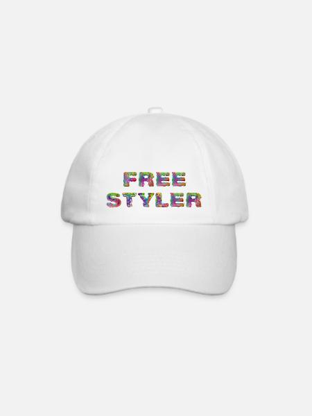 Free Styler - Baseballkappe - Weiß/Weiß