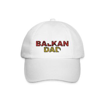 Balkan, Bosnien, Serbien, Kroatien, Jugoslawien, Mazedonien - Baseballkappe - Weiß/Weiß - Vorne