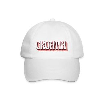 Balkan Papa bosnien serbien kroatien montenegro kosovo - Baseballkappe - Weiß/Weiß - Vorne