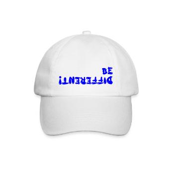 be different - Baseballkappe - Weiß/Weiß - Vorne