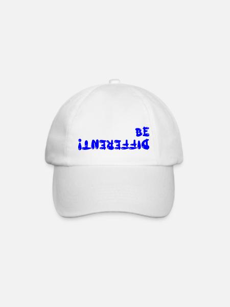 be different - Baseballkappe - Weiß/Weiß