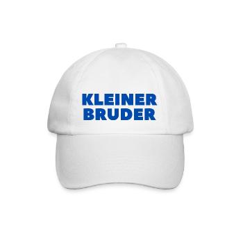 Kleiner Bruder 1 - Baseballkappe - Weiß/Weiß - Vorne