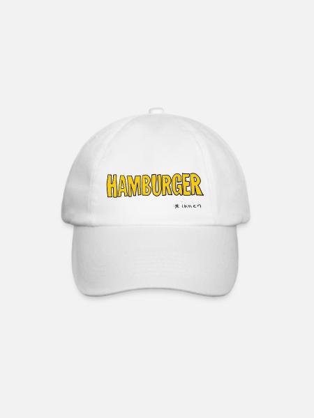 Hamburger*innen - Baseballkappe - Weiß/Weiß