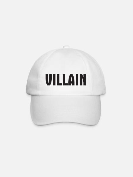 Villain - Baseballkappe - Weiß/Weiß