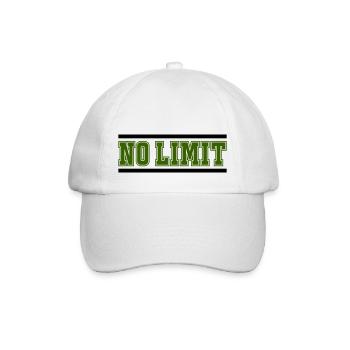 no limit - Baseballkappe - Weiß/Weiß - Vorne