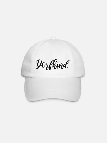 Dorfkind. - Baseballkappe - Weiß/Weiß