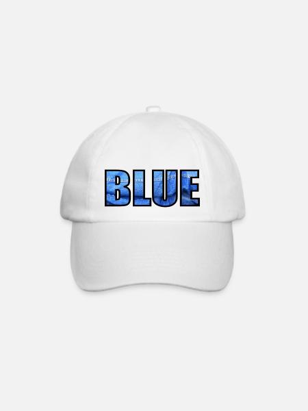 BLUE - Baseballkappe - Weiß/Weiß