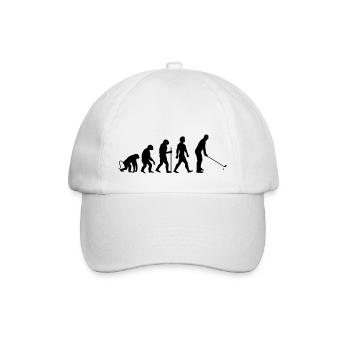 evolution golf - Baseballkappe - Weiß/Weiß - Vorne