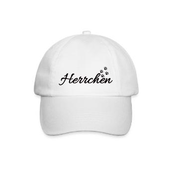 Herrchen einer Katze | Katzenpfoten - Baseballkappe - Weiß/Weiß - Vorne