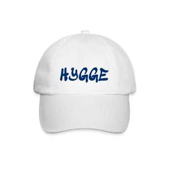 Hygge - Dänische Tradition - Lebensgefühl - Nett - Baseballkappe - Weiß/Weiß - Vorne