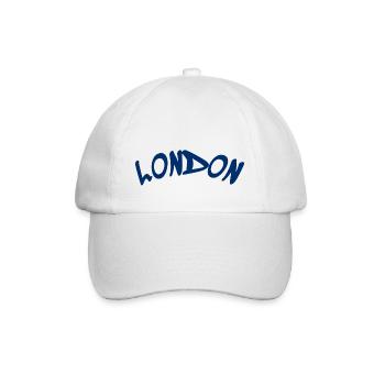 London - Great Britain - England - Baseballkappe - Weiß/Weiß - Vorne
