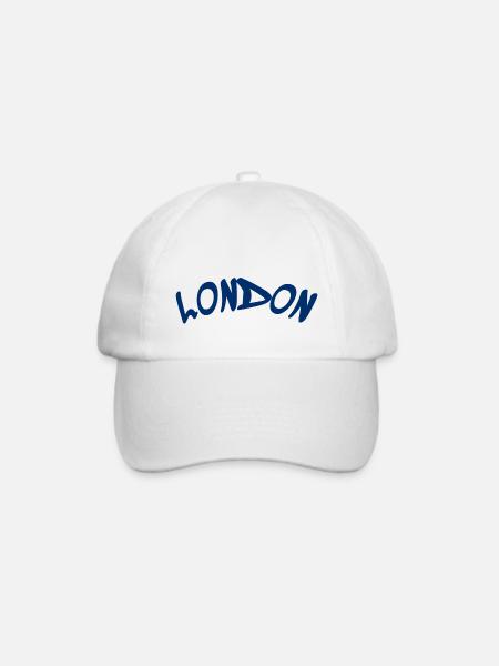 London - Great Britain - England - Baseballkappe - Weiß/Weiß