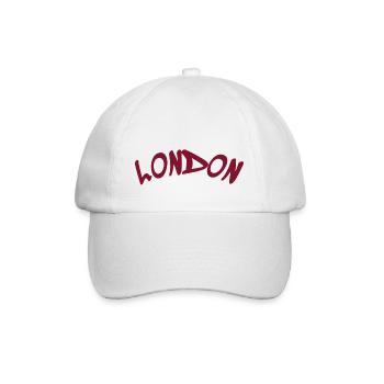 London - Great Britain - England - Baseballkappe - Weiß/Weiß - Vorne